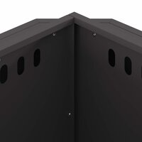 Vuurkorf Zwart 58 x 58 x 51 cm Koudgewalst staal 8