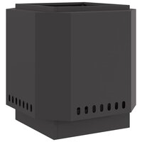 Vuurkorf Zwart 48 x 48 x 51 cm Koudgewalst staal 2