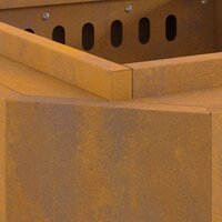 Vuurkorf Bruin 48 x 48 x 51 cm Cortenstaal 8