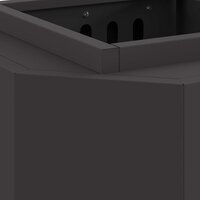 Vuurkorf Zwart 38 x 38 x 51 cm Koudgewalst staal 8