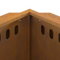 Vuurkorf Bruin 38 x 38 x 51 cm Cortenstaal 8