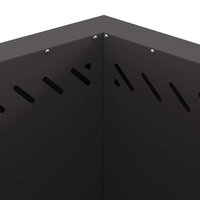 Vuurkorf Zwart 58 x 58 x 51 cm Koudgewalst staal 7