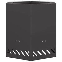 Vuurkorf Zwart 48 x 48 x 51 cm Koudgewalst staal 2