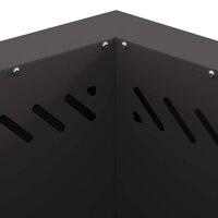 Vuurkorf Zwart 48 x 48 x 51 cm Koudgewalst staal 8