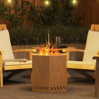 Vuurkorf Bruin 48 x 48 x 51 cm Cortenstaal 4