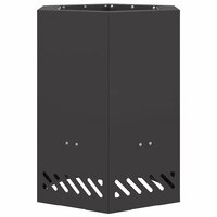 Vuurkorf Zwart 38 x 38 x 51 cm Koudgewalst staal 2