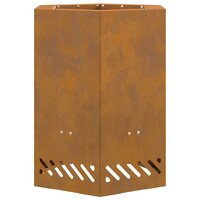 Vuurkorf Bruin 38 x 38 x 51 cm Cortenstaal 2