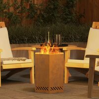 Vuurkorf Bruin 38 x 38 x 51 cm Cortenstaal 4