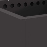 Vuurkorf Zwart 48 x 48 x 50 cm Koudgewalst staal 8