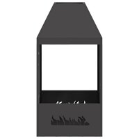 Vuurkorf Zwart 50 x 50 x 100 cm Koudgewalst staal 6