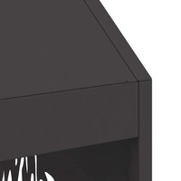 Vuurkorf Zwart 50 x 50 x 100 cm Koudgewalst staal 9