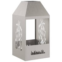 Vuurkorf Bruin 50 x 50 x 100 cm Cortenstaal 5