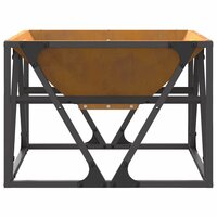 Vuurkorf Bruin 50 x 50 x 35 cm Cortenstaal 7