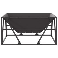 Vuurkorf Zwart 80 x 80 x 40 cm Koudgewalst staal 5