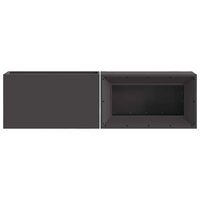 Vuurkorf Zwart 160 x 45 x 35 cm Koudgewalst staal 6