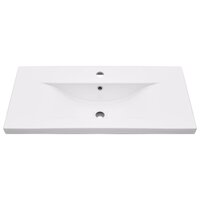 Wastafelframe met inbouwwastafel ijzer zwart 6