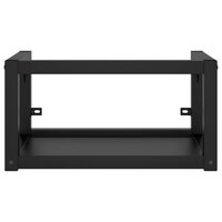 Wastafelframe met inbouwwastafel ijzer zwart 4