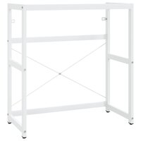 Wastafelframe met inbouwwastafel ijzer wit 3