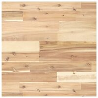 Badkamer wandschap staal en massief acaciahout 8