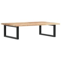 Badkamer wandschap staal en massief acaciahout 2