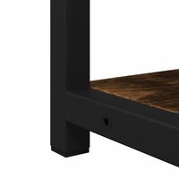 Badkamerspiegelkast 60x16x60 cm bewerkt hout gerookt eikenkleur 9