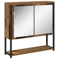 Badkamerspiegelkast Oud hout 60 x 16 x 60 cm Bewerkt hout 2
