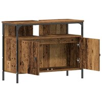 Badkamerspiegelkast Oud hout 60 x 16 x 60 cm Bewerkt hout 5