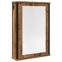 Badkamerspiegelkast 42x12x60 cm bewerkt hout oud hout 2
