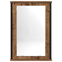 Badkamerspiegelkast 42x12x60 cm bewerkt hout oud hout 4