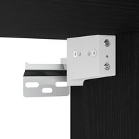 Badkamerspiegelkast 42x12x60 cm spaanplaat zwart eikenkleurig 9