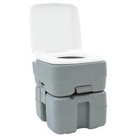 Camping Toilet Grijs 41.5 x 36.5 x 42 cm Kunststof 2