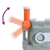 Camping Toilet Grijs 41.5 x 36.5 x 42 cm Kunststof 9