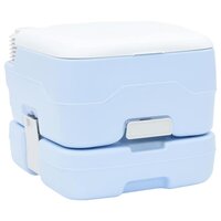 Camping Toilet 2 pcs Blauw en Wit 50.5 x 33 x 103 cm 5