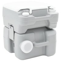 Camping Toilet Grijs 41.5 x 36.5 x 42 cm 3