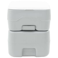 Camping Toilet Grijs 41.5 x 36.5 x 42 cm 4