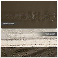 Vistent met dak Bruin 514 x 465 x 187 cm Polyester 7