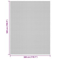 Tenttapijt 5x3 m cr&egrave;mekleurig 7