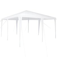 Partytent Wit 400 x 400 x 266 cm Polyester en staal 2