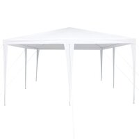 Partytent Wit 400 x 400 x 266 cm Polyester en staal 5