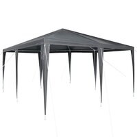 Partytent Antraciet en Wit 400 x 400 x 266 cm 2