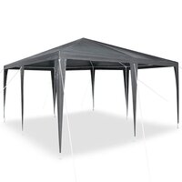 Partytent Antraciet en Wit 400 x 400 x 266 cm 3