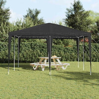 Partytent Antraciet en Wit 400 x 400 x 266 cm 4