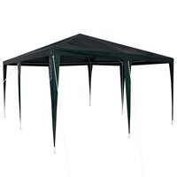 Partytent Groen en Wit 400 x 400 x 266 cm Polyester en staal 2