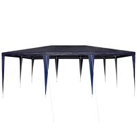 Partytent Blauw en Wit 600 x 400 x 266 cm Polyester en staal 5