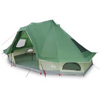 Familie Tipi Tent met dak Groen 466 x 310 x 240 cm 3