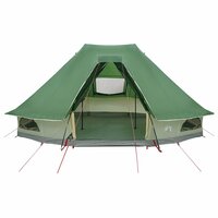Familie Tipi Tent met dak Groen 466 x 310 x 240 cm 5
