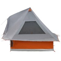 Familie Tipi Tent met dak Grijs en Oranje 466 x 310 x 240 cm 6