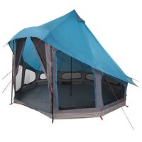 Familie Tipi Tent met dak Blauw 404 x 370 x 270 cm 2