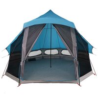Familie Tipi Tent met dak Blauw 404 x 370 x 270 cm 5