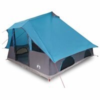 Familie Tipi Tent met dak Blauw en Grijs 358 x 296 x 258 cm 3
